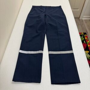 Workrite FR Nomex Navy Blue Reflective Flame Resistant Work Pants 34x31 CAT 1